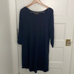 Navy blue Lilly cotton dress, size M GUC